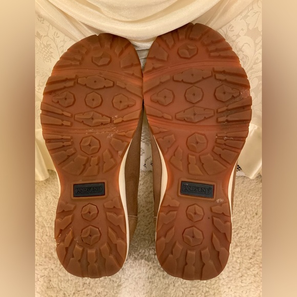 LAND’S END WOMENS SUEDE MOCCASIN CLOGS - Picture 6 of 7